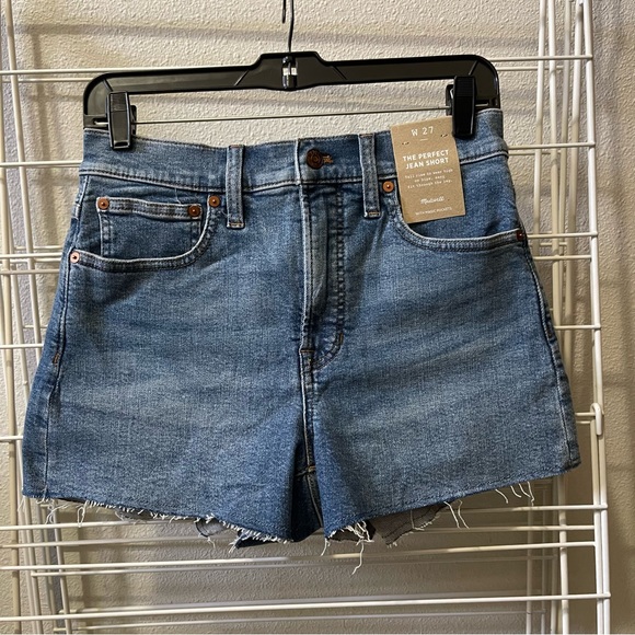 Madewell The Perfect Jean Short - Size 27 in Ellacott Wash - Picture 1 of 7